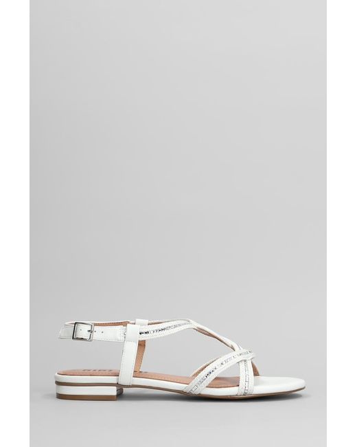 Bibi Lou White Ayla Flats