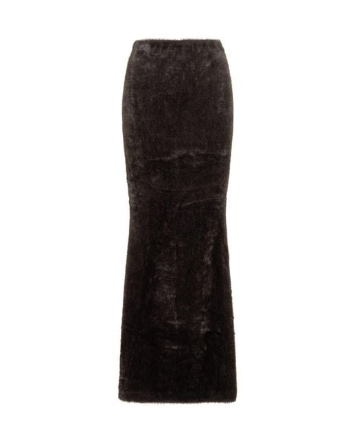 ANDAMANE Black Nemesia Maxi Skirt