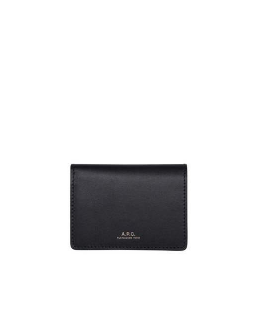 A.P.C. Blue Leather Wallet