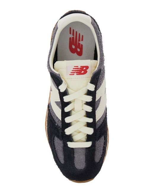 New Balance Black Low Top Sneakers With Logo Patch