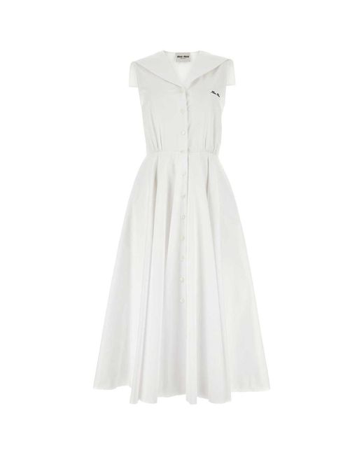 Miu Miu White Dress