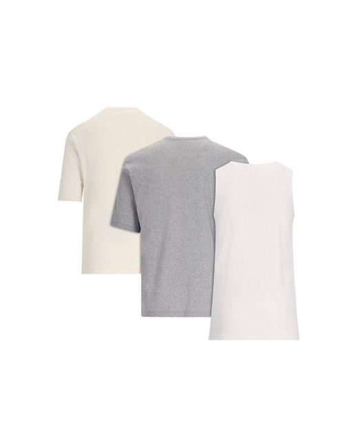 Jil Sander White 3-Pack T-Shirt Set for men