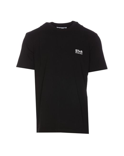 Golden Goose Deluxe Brand Black T-shirts And Polos for men