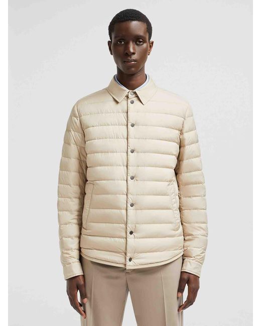 Moncler Natural Bourdon Quilted Jacket for men