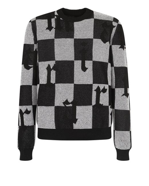 Amiri Cashmere Crew Neck Sweater in Gray for Men Lyst