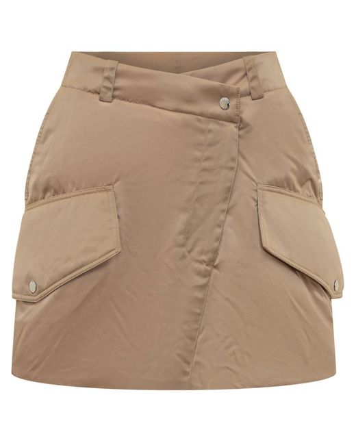 J.W. Anderson Natural Mini Cargo Skirt With Padded Design