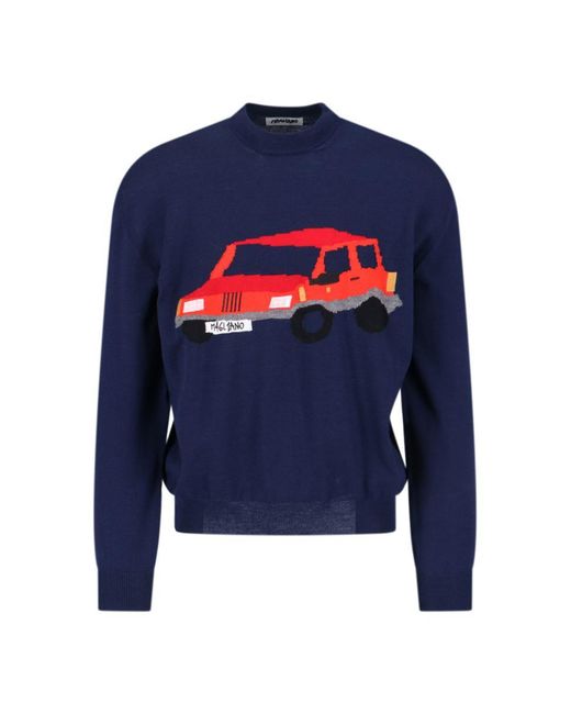 Magliano Blue Sweaters for men