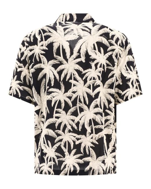 Palm Angels White "Palms" Shirt for men