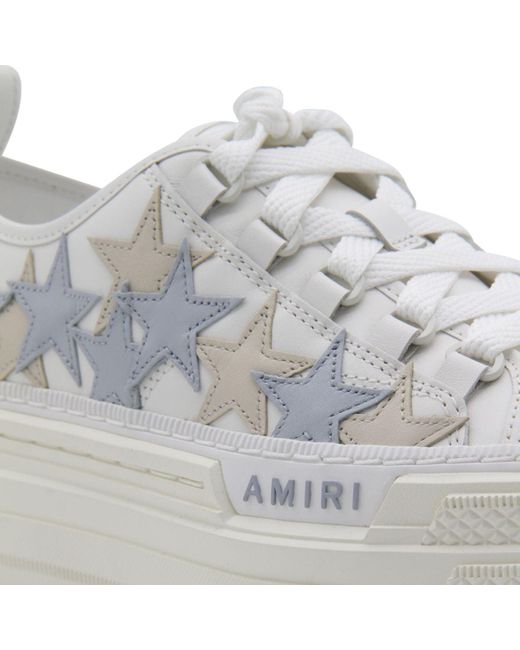 Amiri Multicolor Stars Low Top Platform Sneakers
