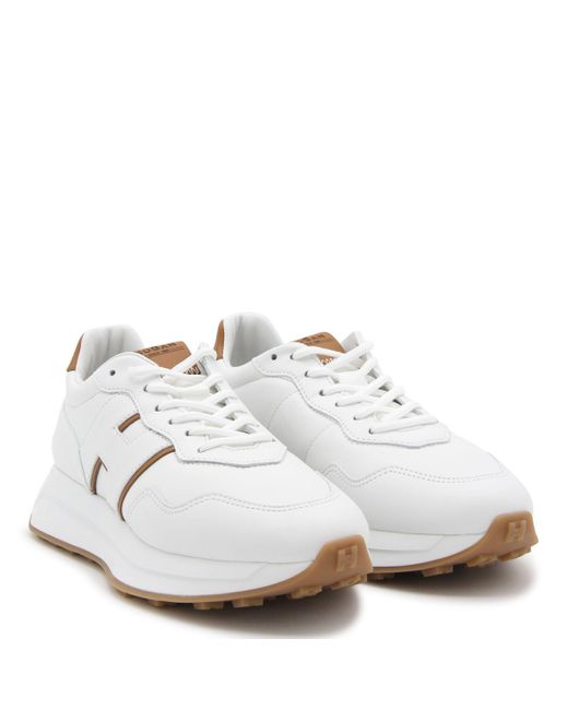 Hogan White And Leather H641 Sneakers