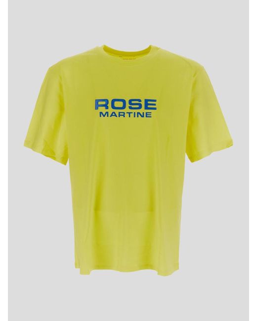 Martine Rose Yellow T-Shirts And Polos for men