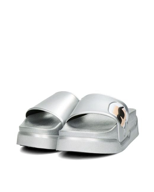 Karl Lagerfeld White Sandals