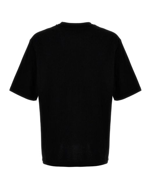DSquared² Black Logo Print T-Shirt for men