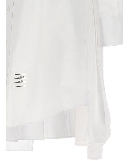 Thom Browne White Shirt Dress