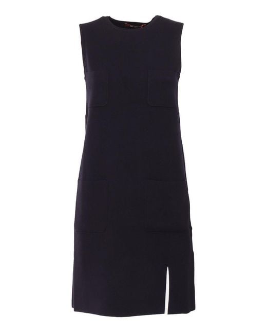 Max Mara Blue Midi Dress
