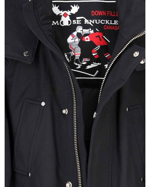 Moose Knuckles Black Jacket for men