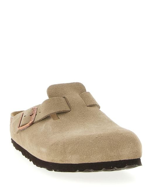 Birkenstock Brown 'Boston' Sabots