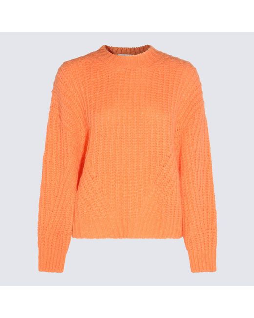 Essentiel Antwerp Orange Wool Blend Sweater
