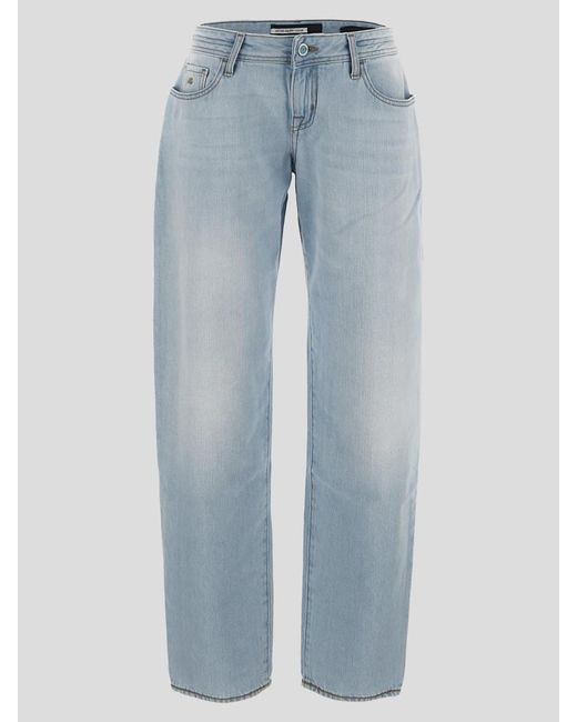Jacob Cohen Blue Kendall Low Waist Jeans