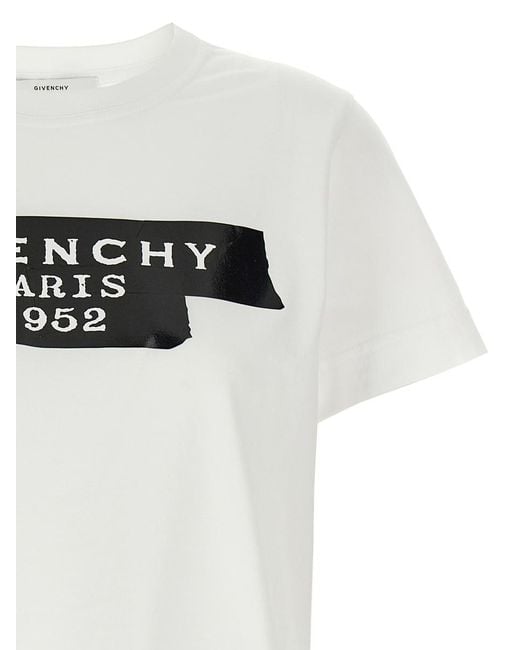 Givenchy White Tape' T-Shirt