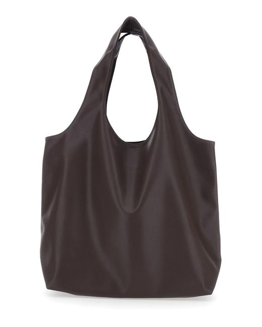 A.P.C. Black 'Ninon' Tote Bag With Logo Print