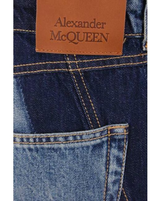 Alexander McQueen Blue Pants for men