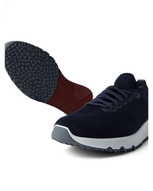 Brunello Cucinelli Blue 'Running Sock' Sneakers for men
