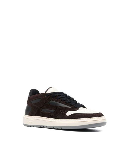 Represent Brown-black Leather Sneakers for men