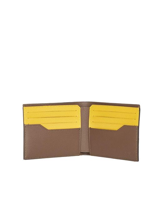 Fendi Multicolor Bi-fold Wallet With Logo for men