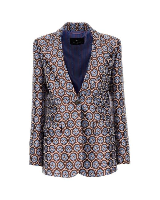Etro Blue Jackets And Vests