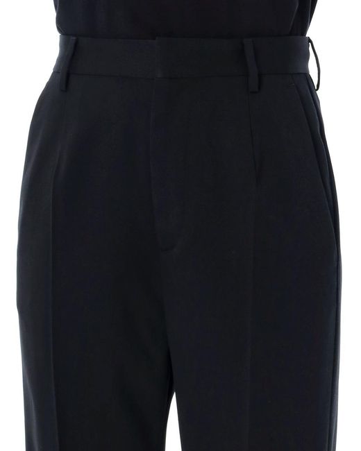 MM6 by Maison Martin Margiela Black Slim Tailored Trousers