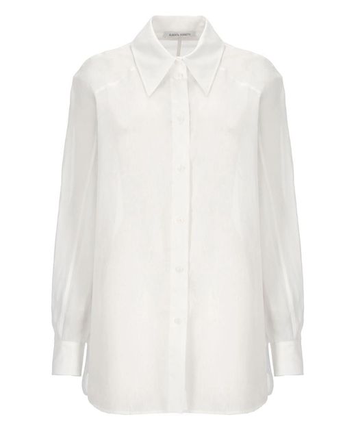 Alberta Ferretti White Shirts