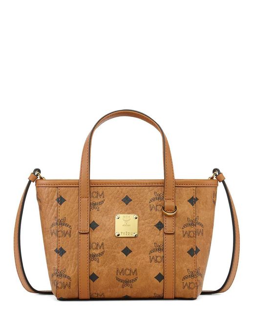 MCM Brown Extra-Mini "Toni Top-Zip" Bag