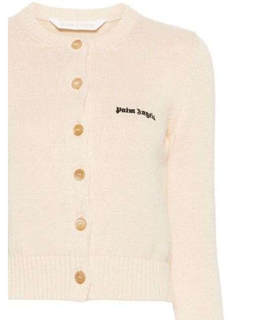 Palm Angels Natural Sweaters