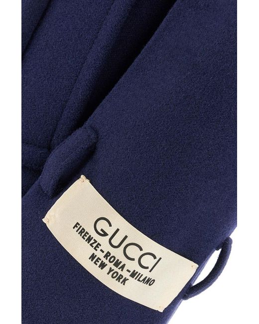 Gucci Blue Cappotto for men