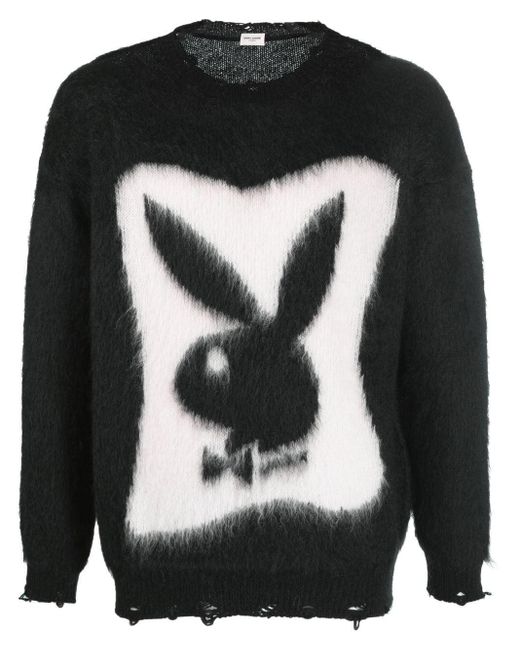 Wool Textured Playboy Bunny Jumper 