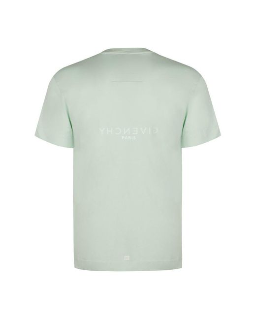 Givenchy Green Cotton Crew-Neck T-Shirt for men