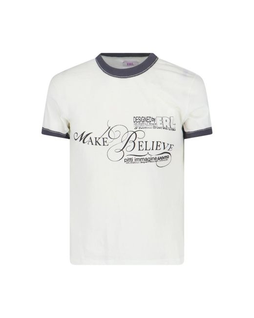 ERL White T-Shirts And Polos for men