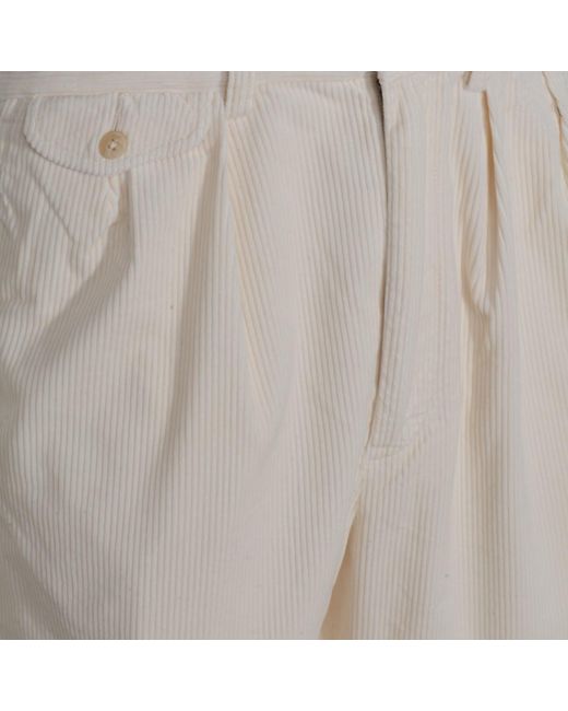 Polo Ralph Lauren White Cotton Pants in Grey for Men | Lyst UK