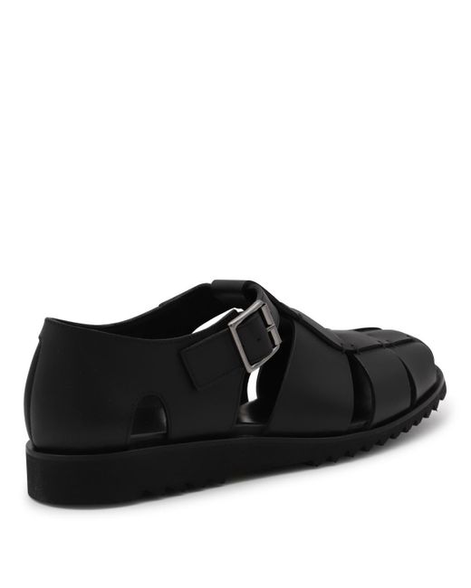 Paraboot Black Flat Shoes for men