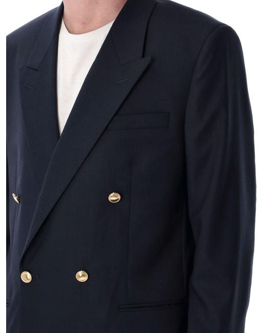 sunflower Blue 90's Double Breasted Club Blazer for men