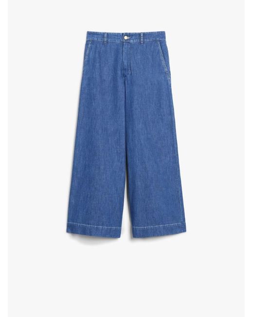 Max Mara Blue Denim Trouser Paul