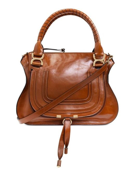Chloe Marcie Tote Bag in Brown Lyst UK
