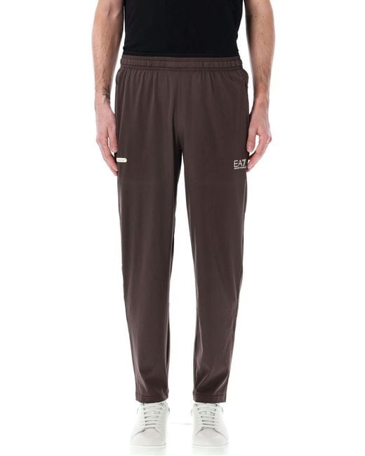 EA7 Black Dynamic Athlete Trousers for men