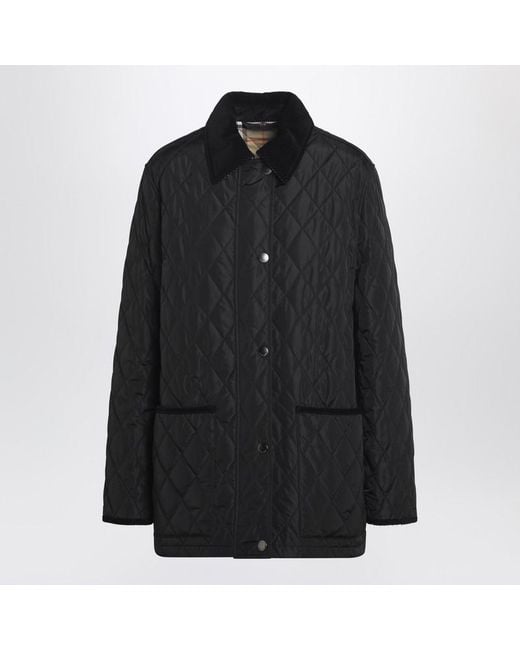 Burberry Black Quilted Nylon Jacket