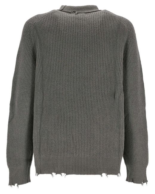 Grifoni Gray Sweaters for men
