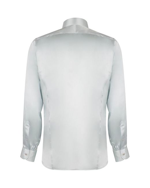 Tom Ford Gray Silk Shirt for men