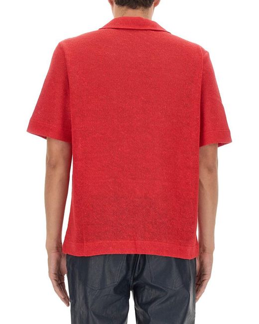 Séfr Red Éfr V-neck T-shirt for men