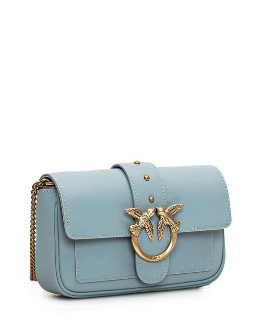 Pinko Blue Pocket Love One Bag