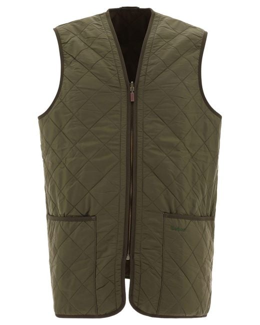 Barbour Green "Polarquilt" Reversible Padding for men